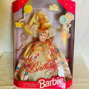 Birthday BARBIE. "The Prettiest Present for your Special Day"  Mattel 1996.